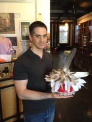 Tony Greco with ceremonial headress